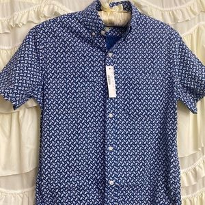 Print J. crew button up